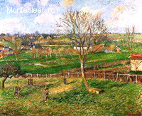 Paysage, Champs, Eragny