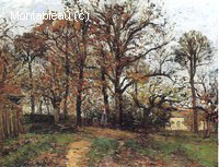 Arbres sur une Colline, Automne, Paysage à Louveciennes