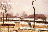 Paysage d'Hiver, Moret