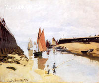 Arrivée au port de Trouville