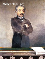 Portrait de Clémenceau à la Tribune