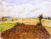 Paysage à Eragny, Temps Clair