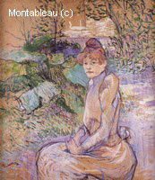 Femme dans le Jardin de Monsieur Forest