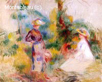 Deux Femmes dans un Jardin