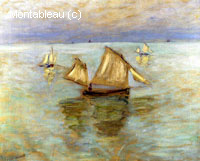 Bateaux de pêche à Pourville