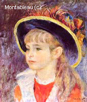 Jeune Fille au Chapeau Bleu