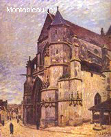 L'Eglise à Moret, Hiver