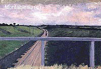 Paysage aux Voies Ferroviaires