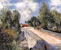 Pont au-dessus de l'Orvanne près de Moret