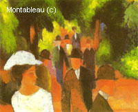 Promenade (avec jeune fille blanche en buste)