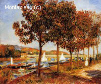 Le Pont d'Argenteuil en Automne