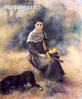 Jeune Fille au Chien