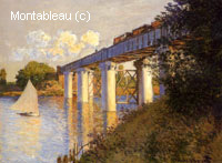 Le pont de chemin de fer à Argenteuil