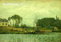 Bateaux à l'écluse de Bougival