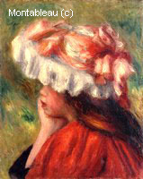 Tête d'une Jeune Femme (Chapeau Rouge)