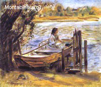 Jeune Femme dans un Bateau (Lise Trehot)