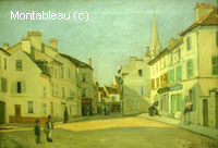 Rue de la chaussée à Argenteuil