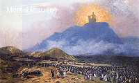 Moses sur le Mont Sinaï