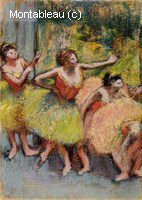 Danseuses Vertes et Jaunes