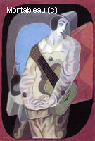 Pierrot avec la guitare