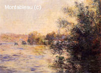 Effet du soir sur la seine