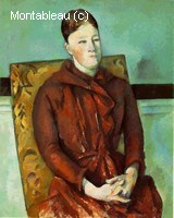 Madame Cezanne sur une Chaise Jaune