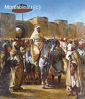 Le Sultan du Maroc et son Entourage