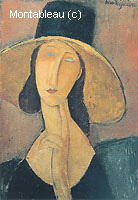 Portrait d'une Femme au Chapeau (Jeanne Hébuterne au Grand Chapeau)