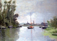 Argenteuil vu du petit bras de la seine