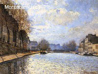 Vue du Canal Saint Martin