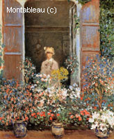 Camille Monet à la fenêtre, Argentheuil