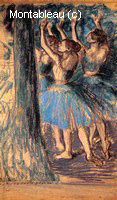 Groupe de Danseurs, Décor d'Arbre