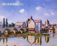 Le Pont de Moret au Soleil