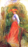 Femme au Paysage