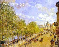 Quai Malaquais dans l'Après-midi, Soleil