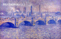 Pont de Waterloo, effet de lumière