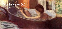 Femme au Bain Lavant sa Jambe