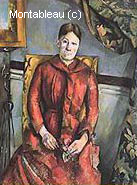 Madame Cézanne en Robe Rouge