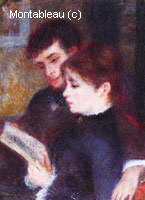 Couple entrain de Lire (Edmond Renoir and Marguerite Legrand)