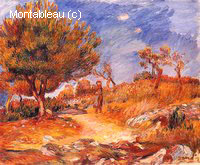 Paysage, Femme sous un Arbre