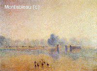 La Serpentine, Hyde Park, Effet de Brume