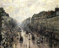 Le Boulevard Montmartre, Matin Brumeux