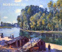 Cabanes le Long du Canal de Loing, Effet du Soleil