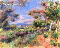 Jeune Femme au Paysage, Cagnes