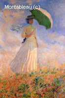 Femme au parasol, côté droit