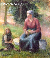 Paysanne et sa Fille, Eragny