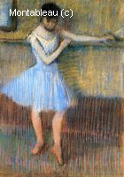 Danseuse Bleues au Bar