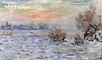 Hiver sur la seine, Lavacourt