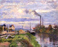 Le Quai du Pothuis à Pontoise (Hermitage)