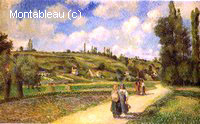 Paysage près de Pontoise, la Route d'Auvers